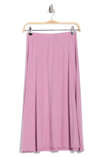 Go Couture Flared Midi Skirt In Corcus