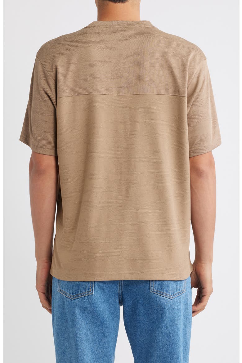 Journey Tiger Camo Short Sleeve Henley, Alternate, color, DESERT TIGER CAMO