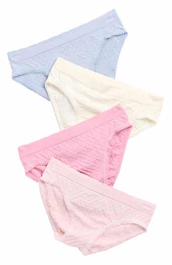 Laura Ashley Kids' 4-Pack Assorted Swiss Dot Bikinis