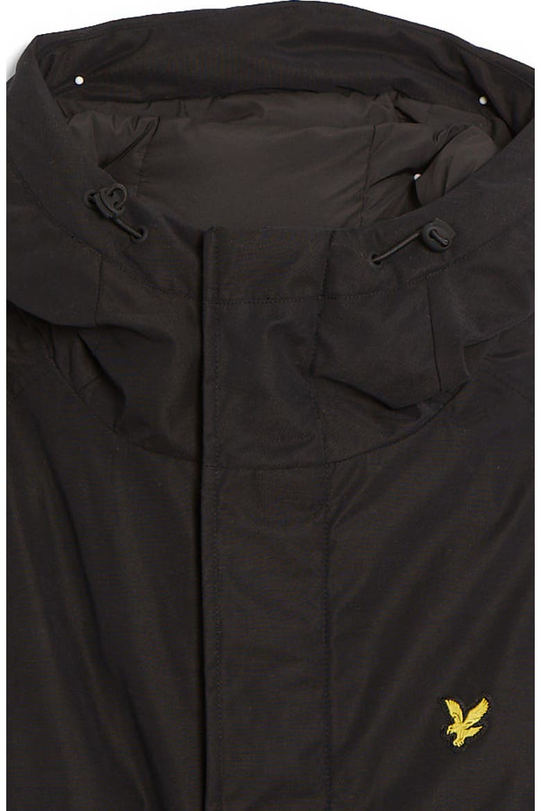 Long Sleeve Hooded Membrane Parka, Alternate, color, Jet Black