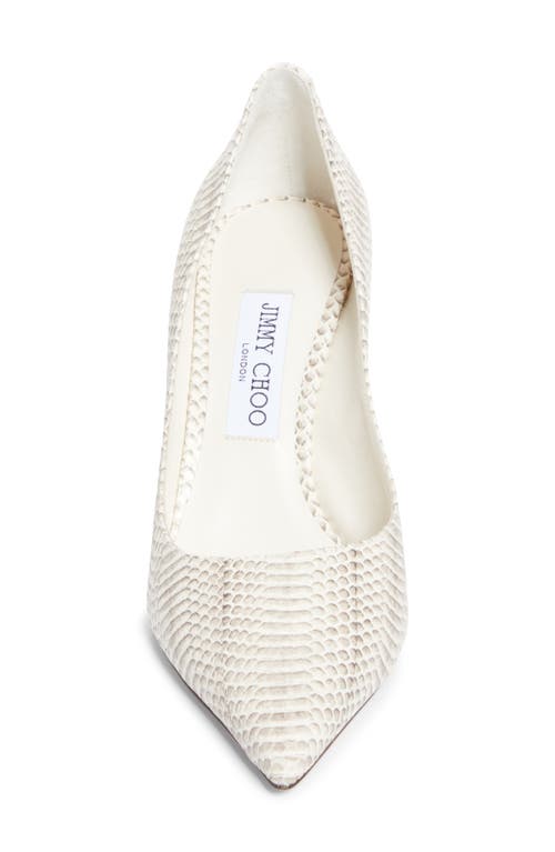 Jimmy Choo Pointed Toe Stiletto Heel Textured Pattern In Gray