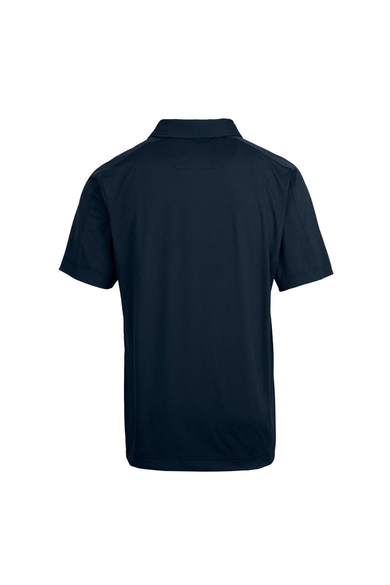 Men's Cutter & Buck Navy Old Dominion Monarchs Team Logo Big & Tall Prospect Textured Stretch Polo, Alternate, color, Navy