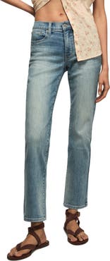 Lucky Brand Zoe High Waist Straight Leg Jeans
