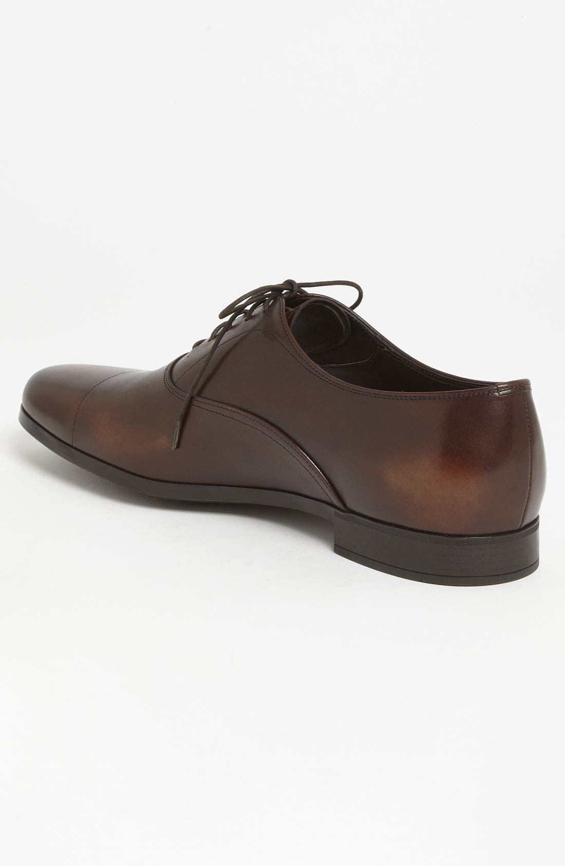 Cap Toe Oxford, Alternate, color, BROWN