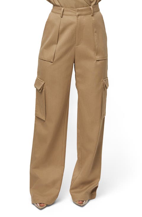 Sculpted High Waist Cargo Pants