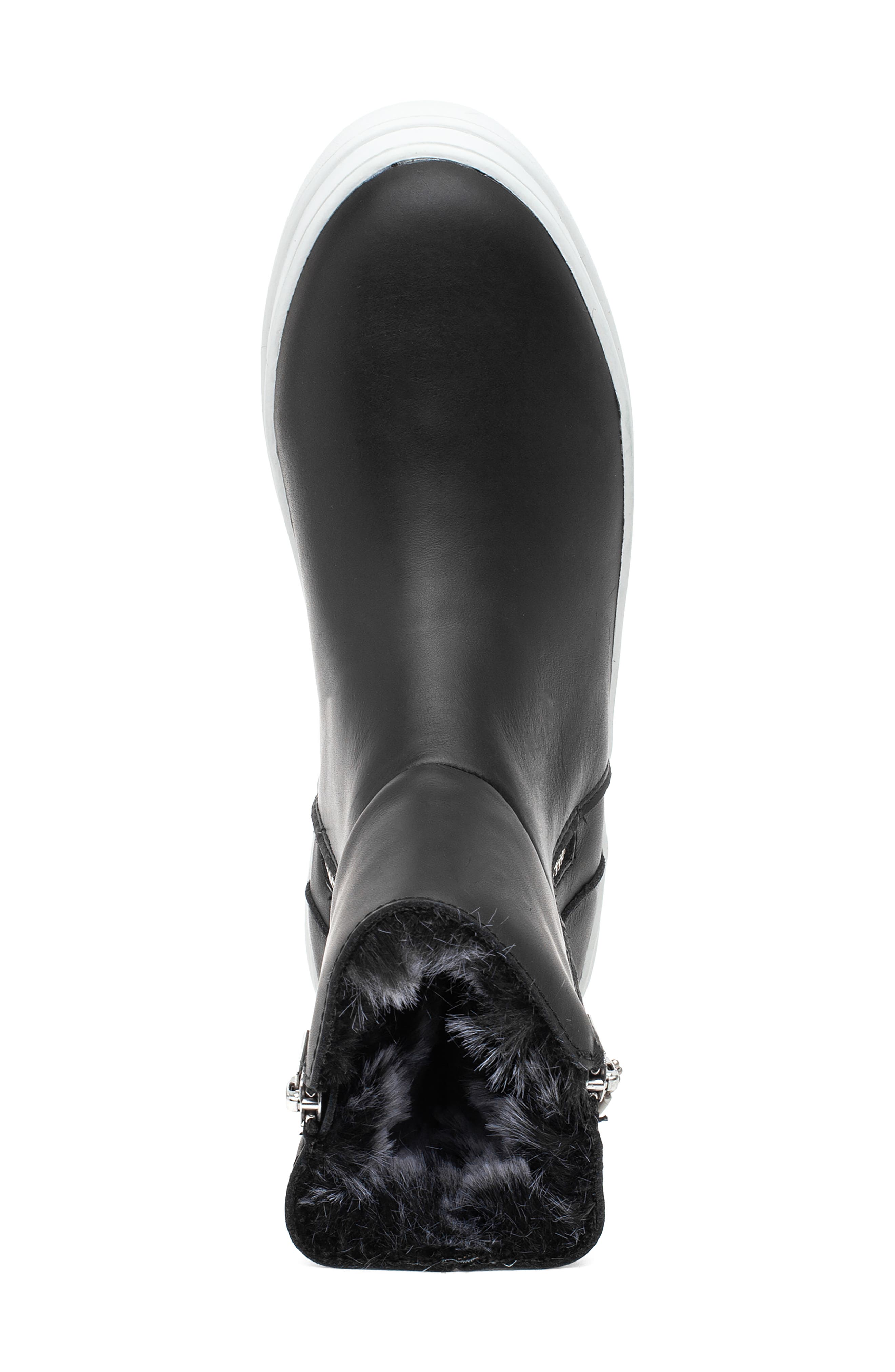 JSlides Tristan Faux Fur Platform Sneaker Bootie, Alternate, color, 