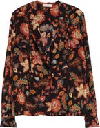 Ulla Johnson Florian Long Sleeve Silk Top