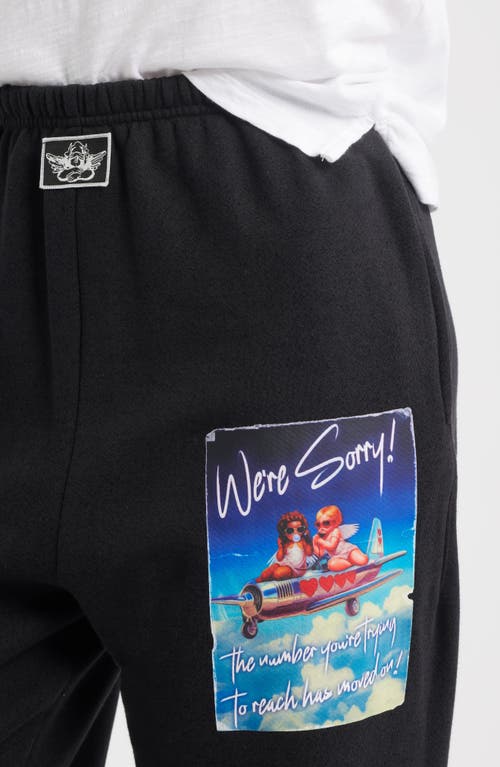 Boys Lie 1-800 Disconnected Kimmy Cotton Blend Sweatpants In Black