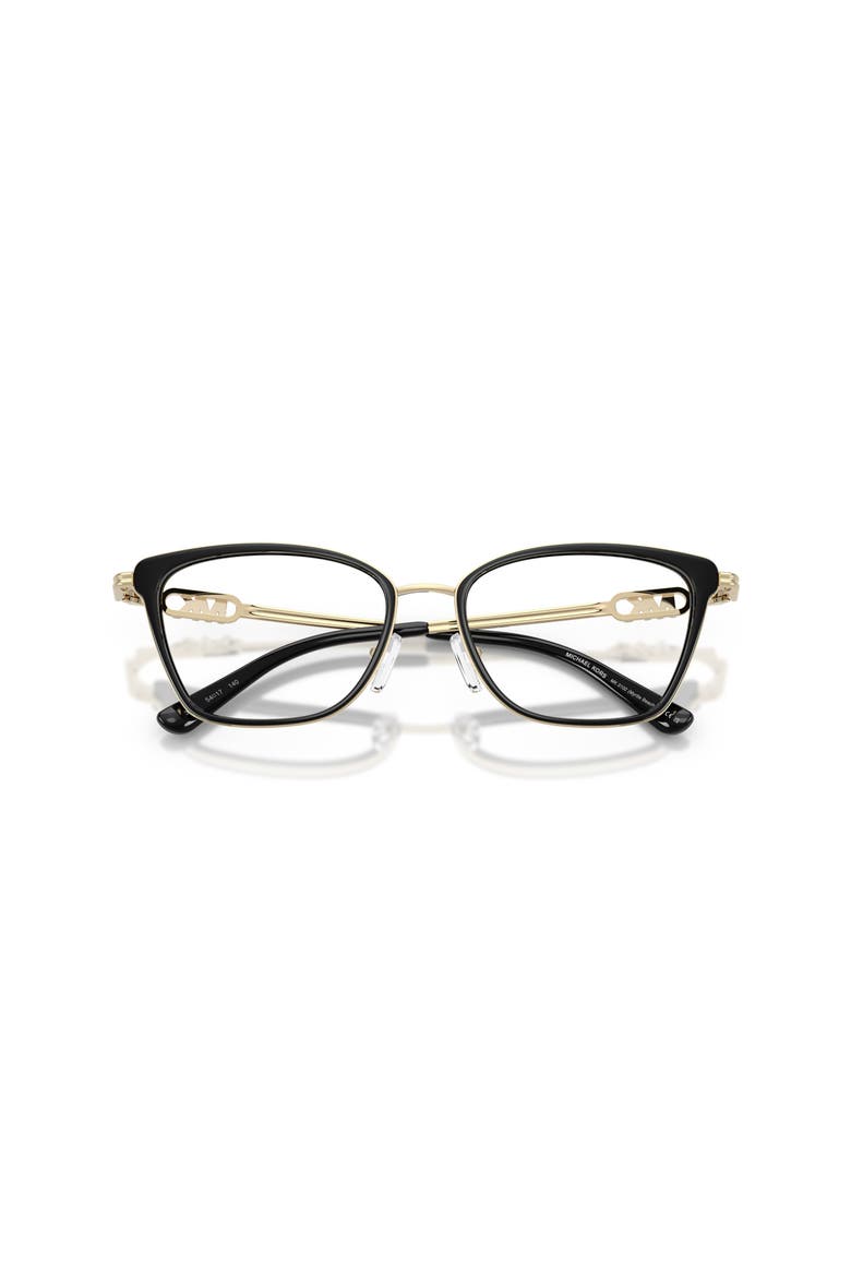 54mm Rectangle optical glasses, Alternate, color, Black