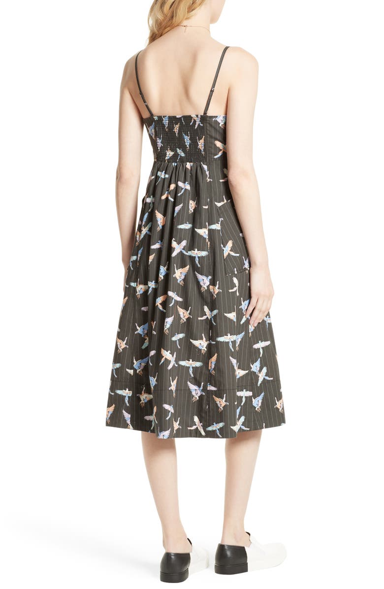 Free People Sunshine of Your Love Cotton Midi Dress, Alternate, color, 