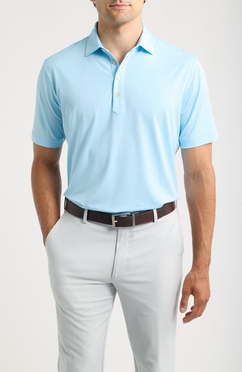 Wynn Stripe Summer Comfort Performance Jersey Polo