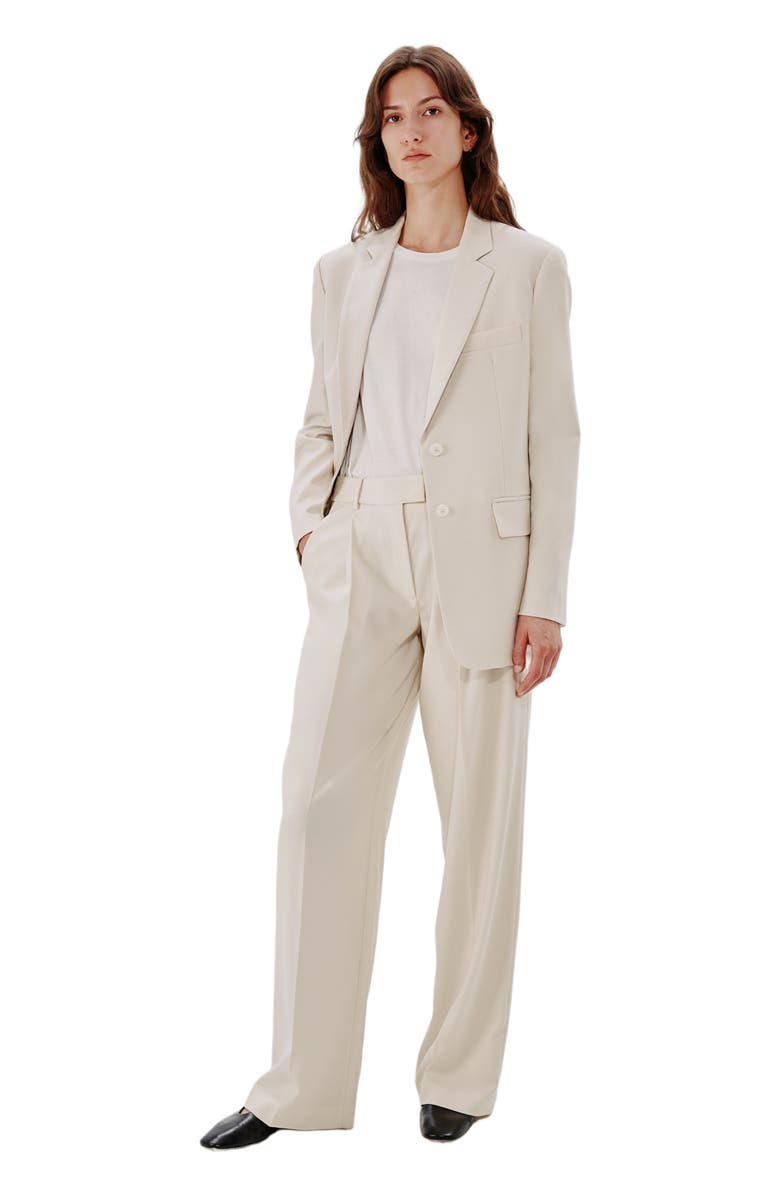 Another Tomorrow RELAXED WIDE LEG PANT, Alternate, color, 