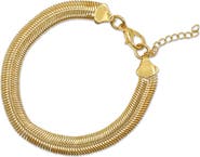 Bowood Lane Ledger Herringbone Bracelet