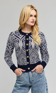 Generation Love Erin Cotton Eyelet Cardigan