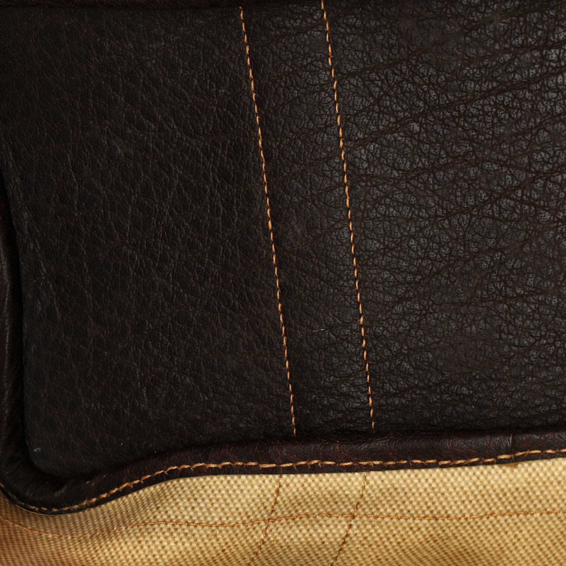 Pre-Owned Hermes Garden Party Tote Toile and Leather 30, Alternate, color, 