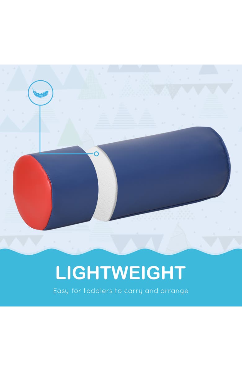 Soozier 7 Piece Climb and Crawl Activity Play Set, Soft Secure Foam Playset, Alternate, color, Multi-Colored