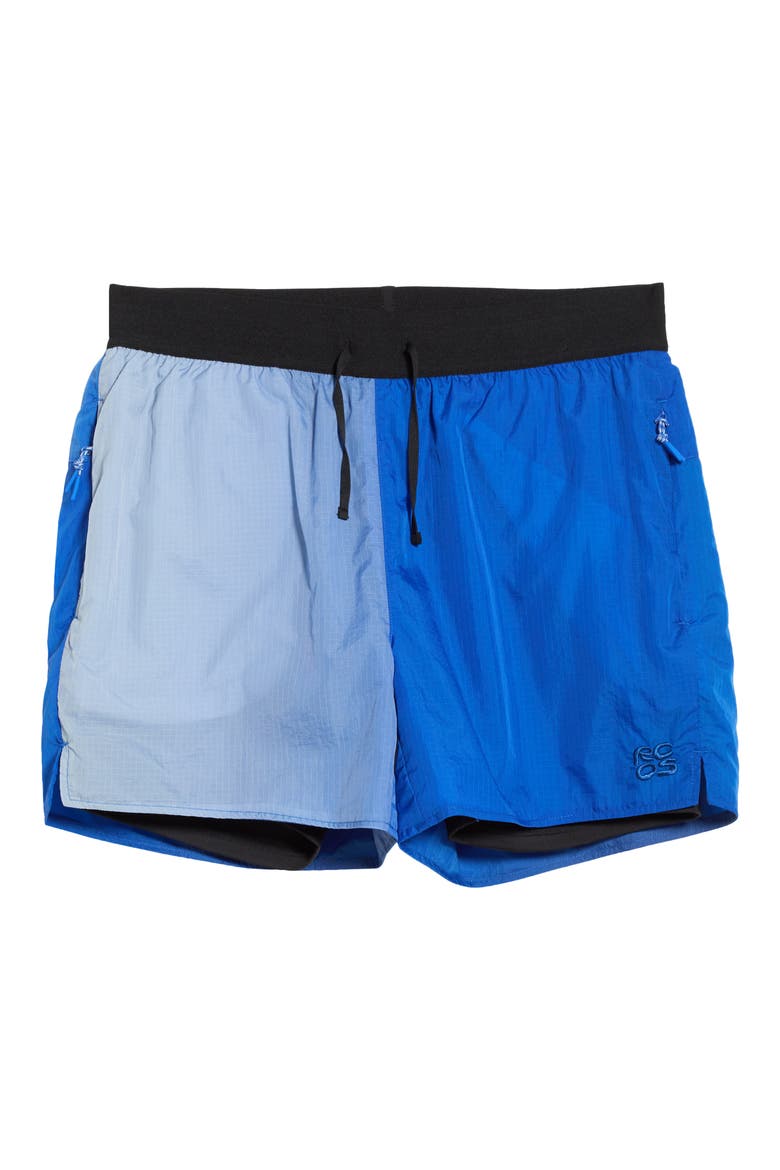 Griffith Running Shorts, Alternate, color, BLUE GRADIENT