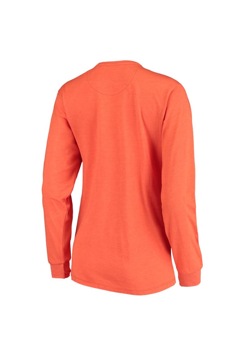 Women's Pressbox Orange Oklahoma State Cowboys Two-Hit Canyon Long Sleeve T-Shirt, Alternate, color, Orange