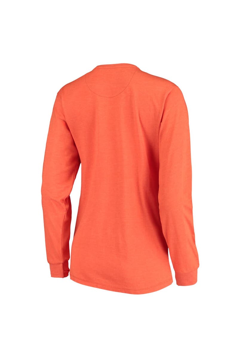 PRESSBOX Women's Pressbox Orange Oklahoma State Cowboys Two-Hit Canyon Long Sleeve T-Shirt, Alternate, color, Orange