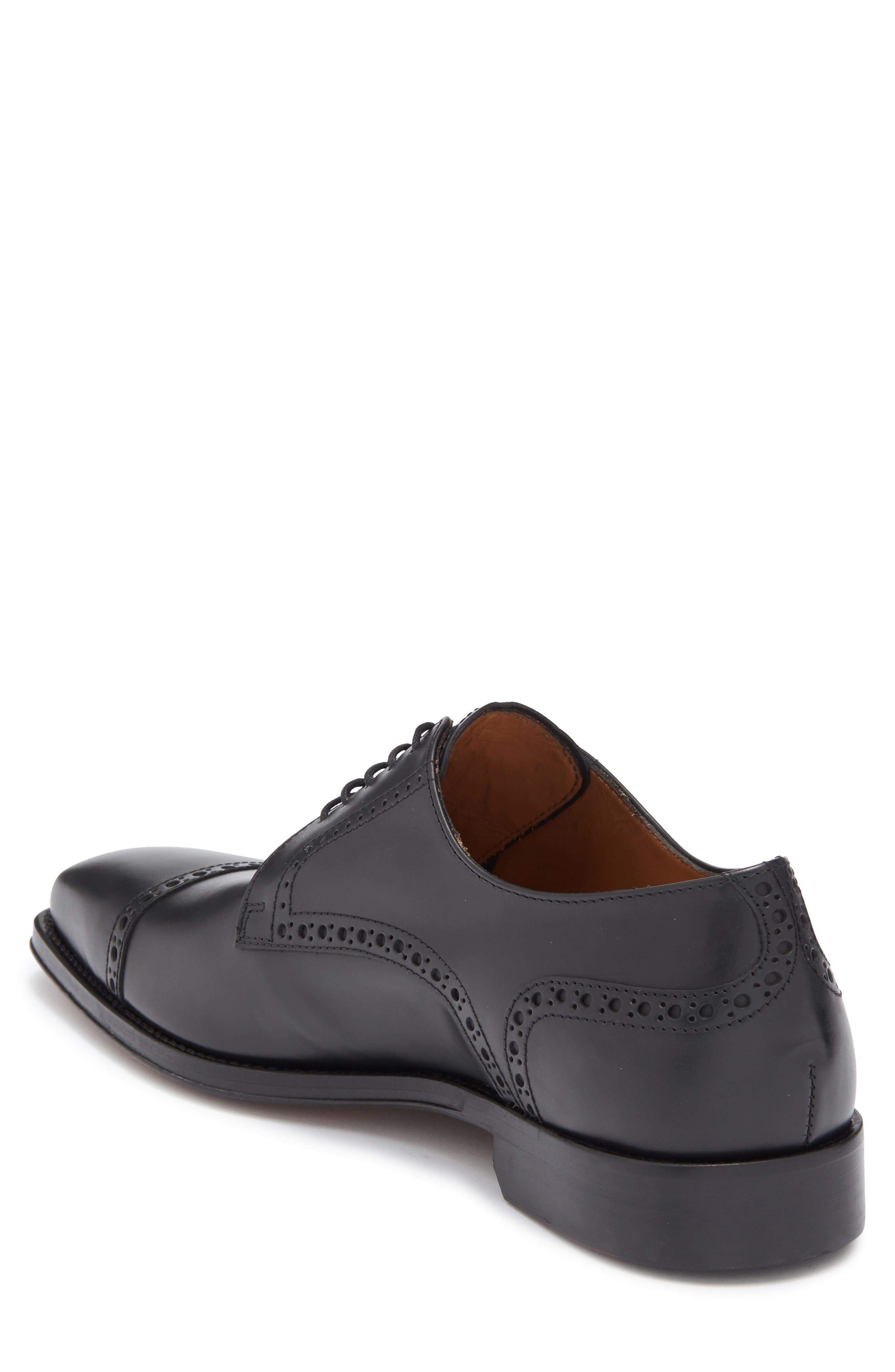 ANTONIO MAURIZI Cap Toe Derby, Alternate, color, Nero