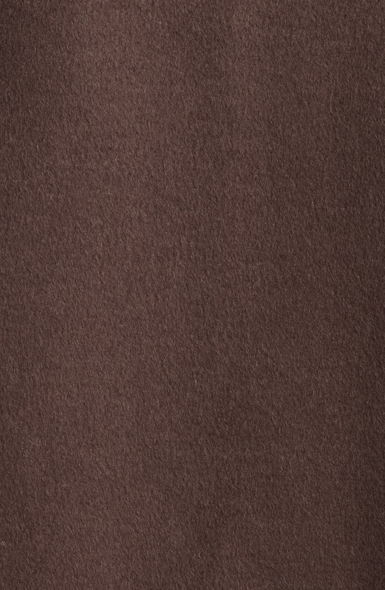 Rails Melanie Leather Whipstitch Wool Blend Jacket, Alternate, color, Dark Brown