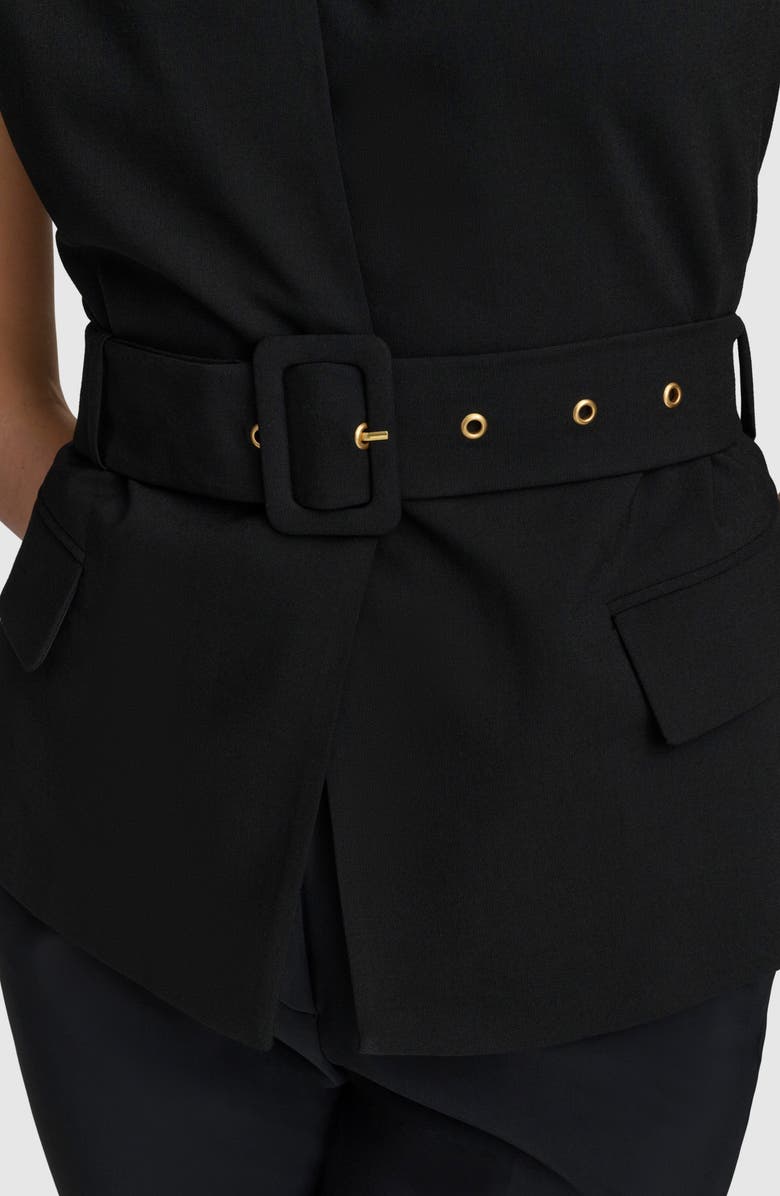 Donna Karan New York Belted Vest, Alternate, color,
