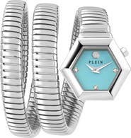 PHILIPP PLEIN $nake Hexagon Crystal Bracelet Watch, 28mm