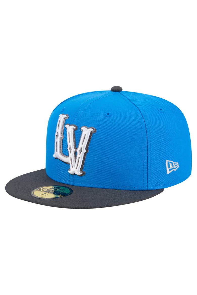 Men's New Era Blue Las Vegas Aviators Copa de la Diversión 59FIFTY Fitted Hat, Alternate, color, Blue