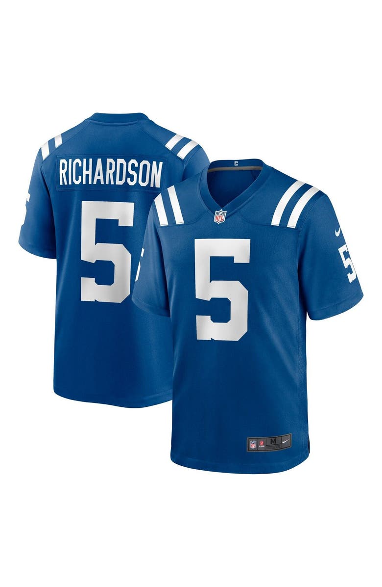Nike Men's Nike Anthony Richardson Royal Indianapolis Colts 2023 NFL Draft First Round Pick Game Jersey, Main, color, Royal