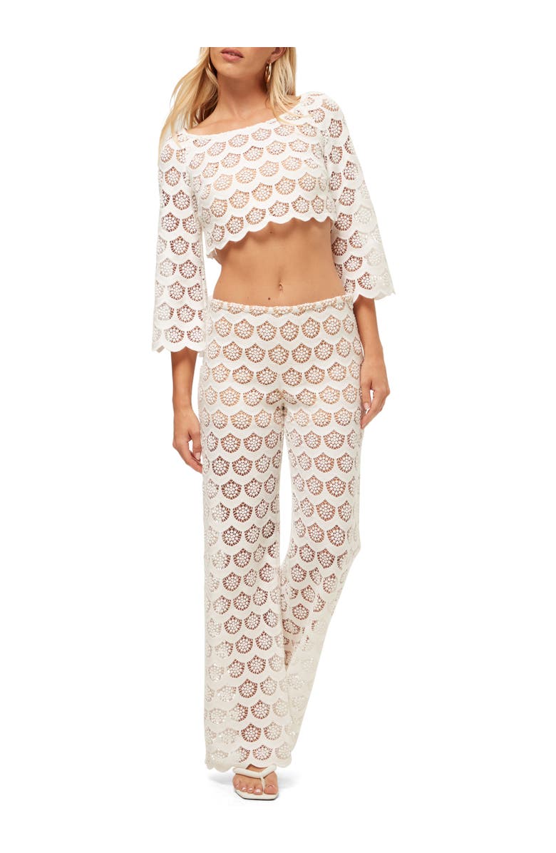 Trina Turk Helen Cropped Lace Top, Alternate, color, 