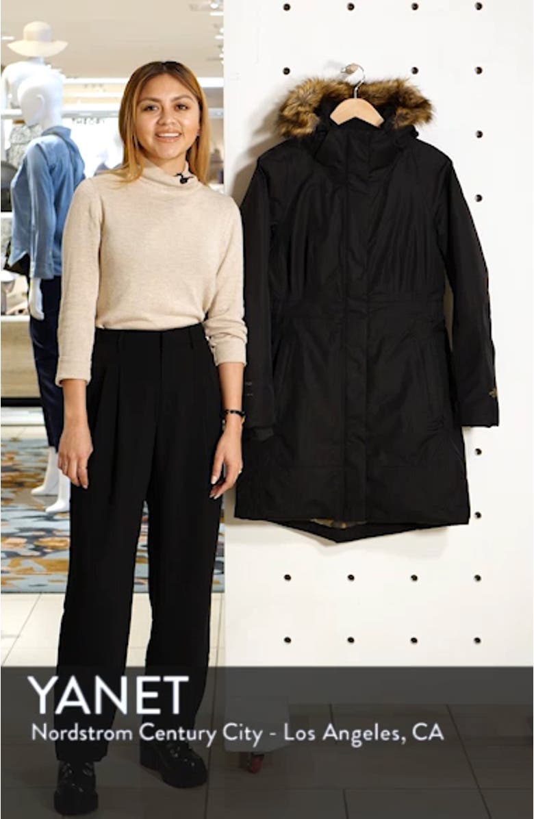 Arctic II Waterproof 550 Fill Power Down Parka with Faux Fur Trim, sales video thumbnail