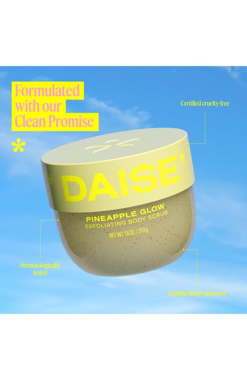 Daise Exfoliating Body Scrub In Yellow