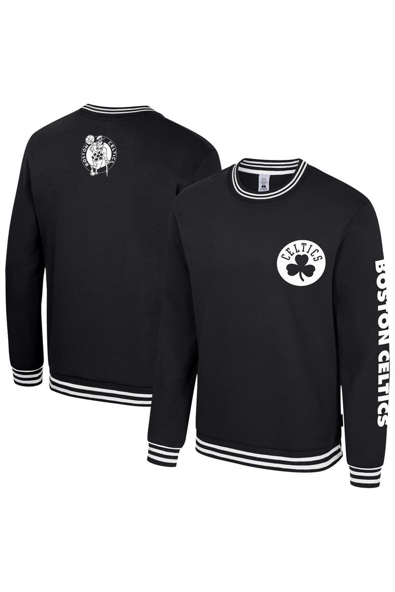 Unisex Stadium Essentials Black Boston Celtics Half-Time 2 Pullover Sweatshirt, Alternate, color, Black