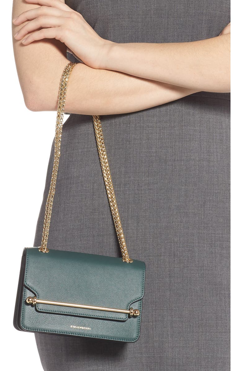 Strathberry Mini East/West Leather Crossbody Bag, Alternate, color,