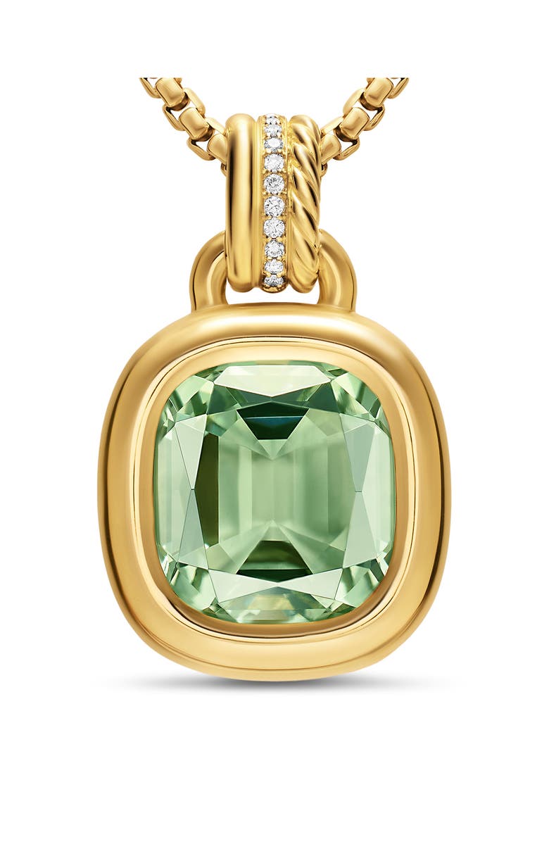 David Yurman DY Mercer<sup>®</sup> Semiprecious Stone Amulet, Alternate, color, Prasiolite