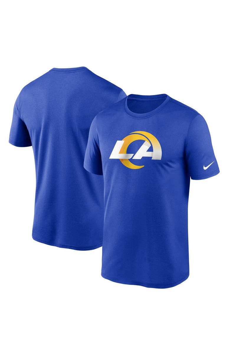 Nike Men's Nike Royal Los Angeles Rams Logo Essential Legend Performance T-Shirt, Main, color, Royal