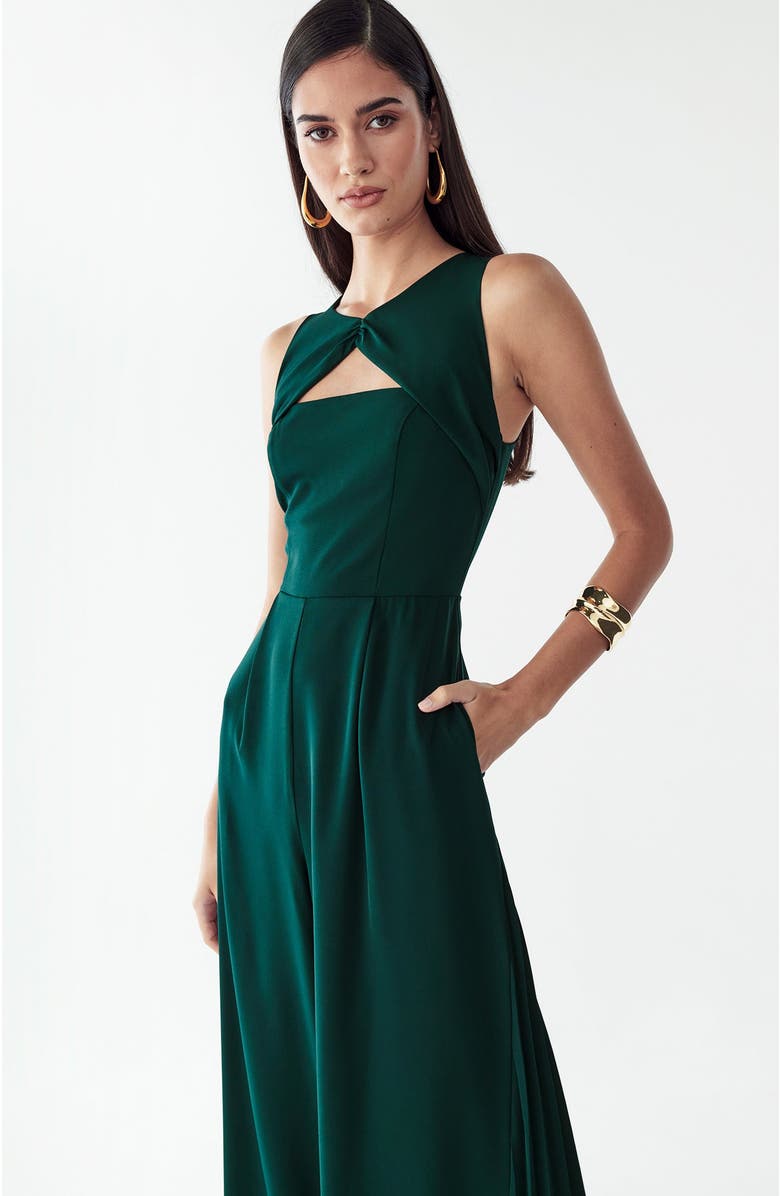 BWLDR Heather Jumpsuit, Alternate, color, Emerald