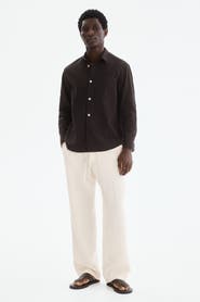 H&M Relaxed Fit Textured Trousers