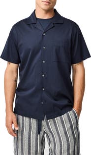 Rodd & Gunn Manor Park Solid Cotton Blend Camp Shirt