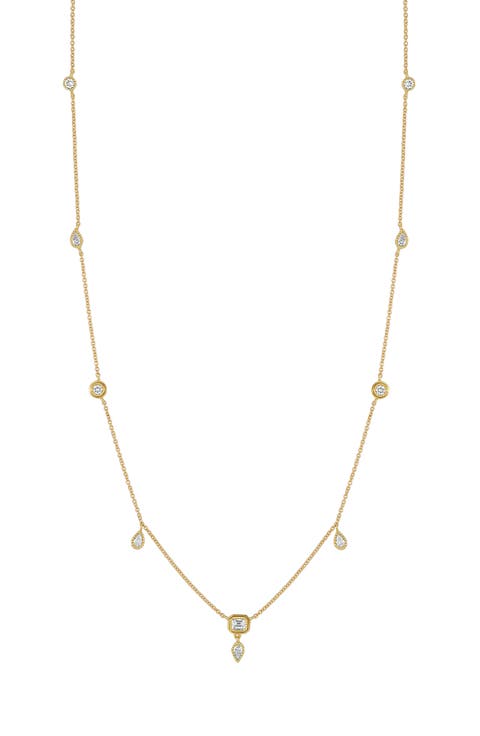 Maya Diamond By The Yard Necklace