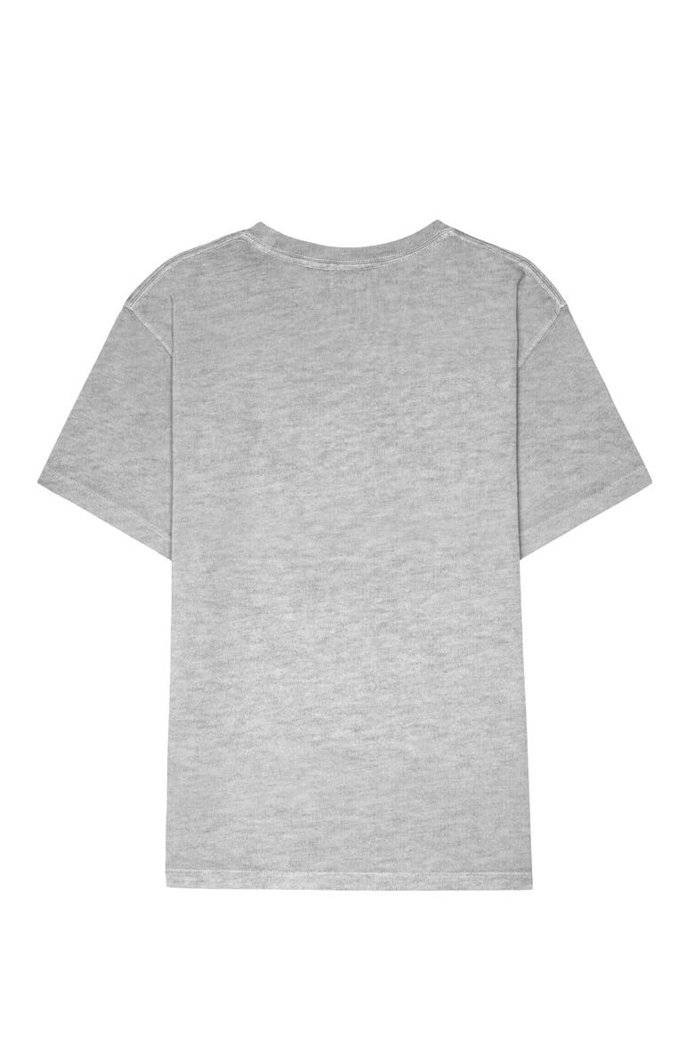 Mens Lil Smile Heavy Weight Cotton Tee, Alternate, color, Heather Gray