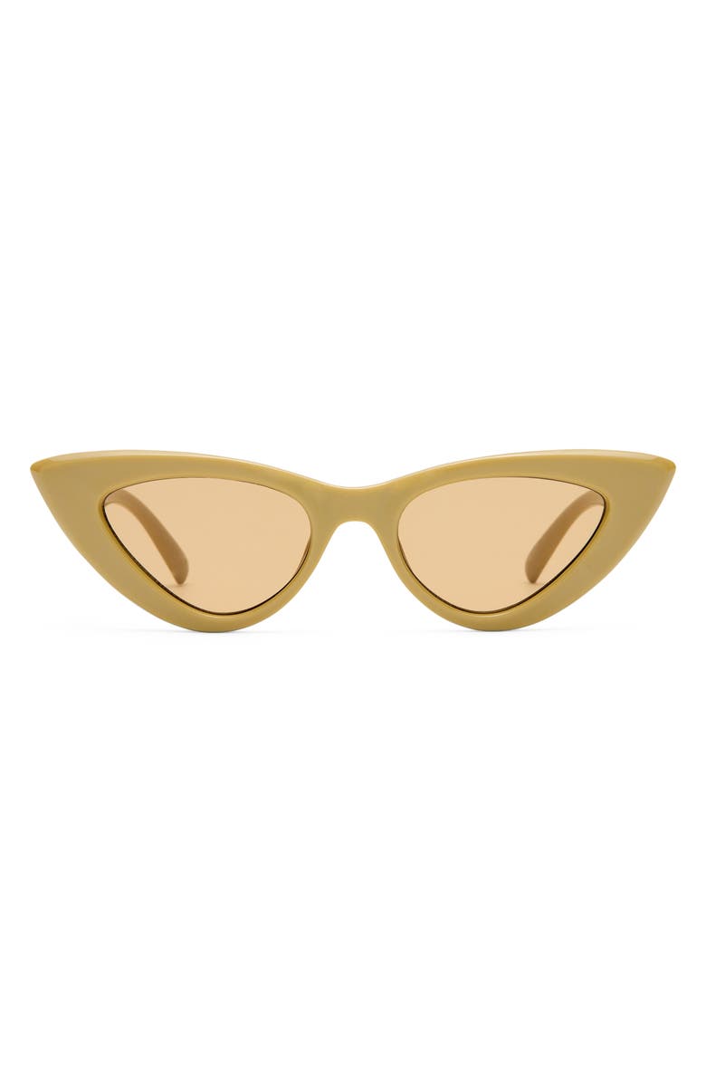 Le Specs Hypnosis Cat Eye Sunglasses, Main, color, Biscotti / Light Brown Mono