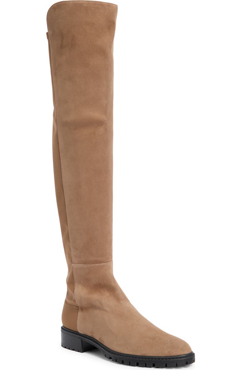 Stuart Weitzman City Over-the-Knee Boot, Main, color, Khaki