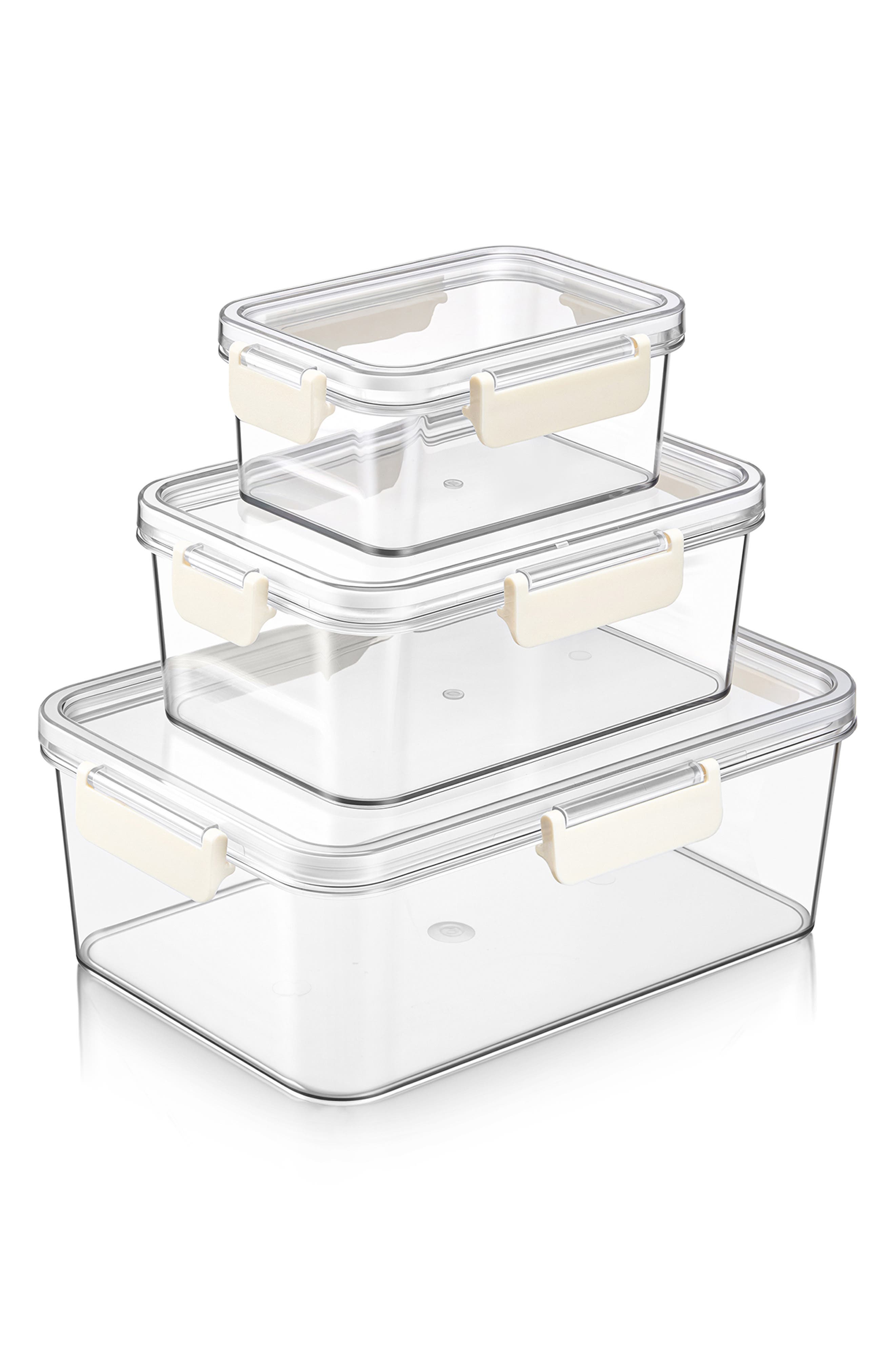 Set of 3 Food Storage Containers