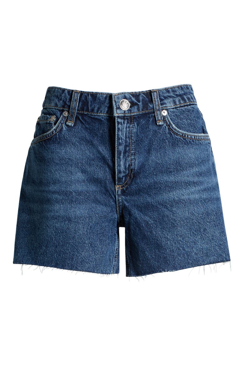Dre Raw Hem Boyfriend Denim Shorts, Alternate, color, CANNON