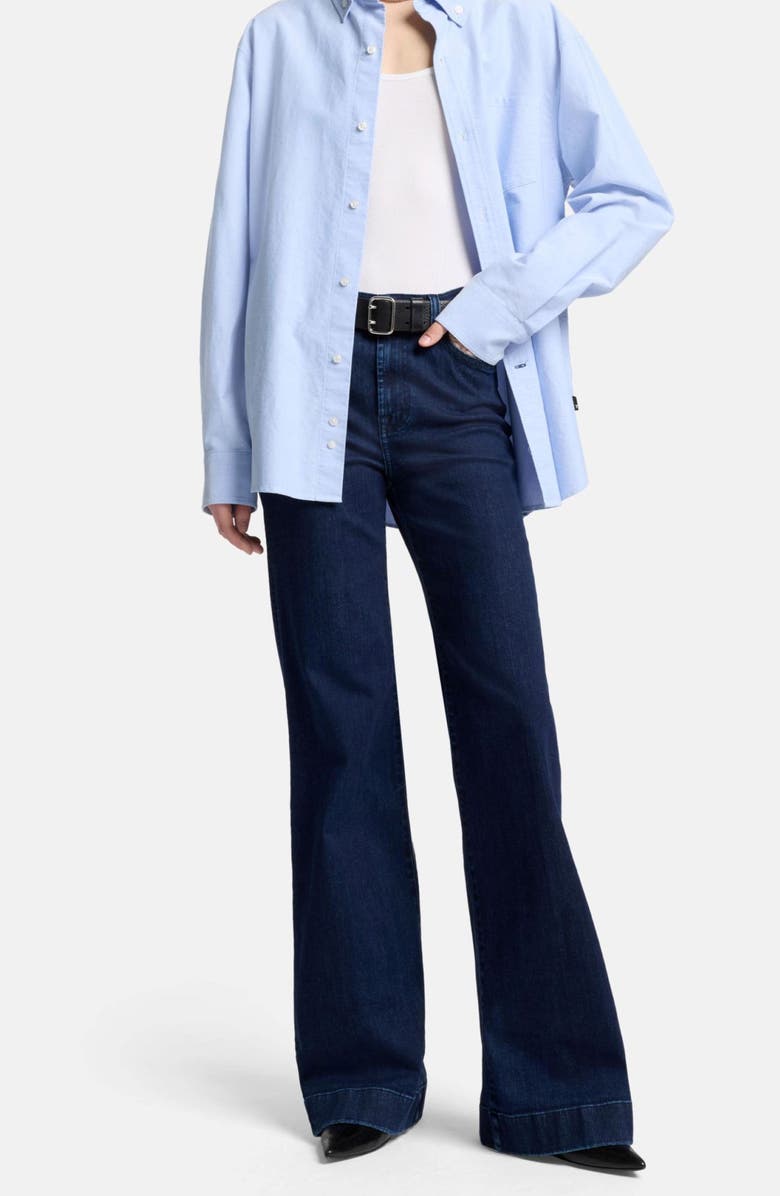 7 For All Mankind Modern Dojo Flare Jeans, Alternate, color, Classical