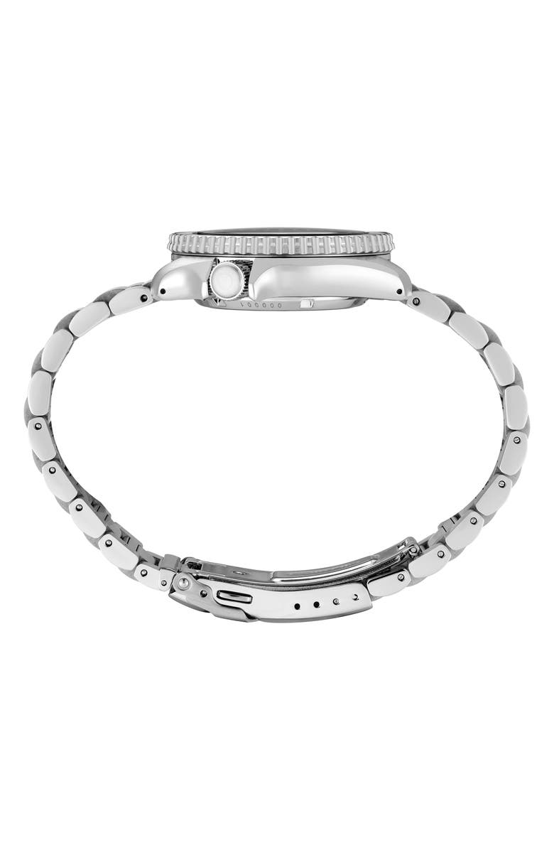 SEIKO WATCHES 5 Sports Bracelet Watch, 42mm, Alternate, color, Black