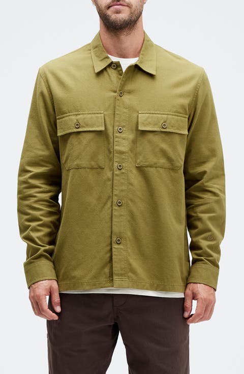 Lowell Cotton Flannel Button-Up Shirt