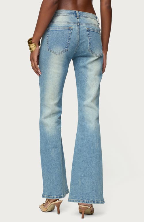 Edikted Jenni Flared Jeans In Blue