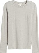 Caslon® Crewneck Long Sleeve T-Shirt